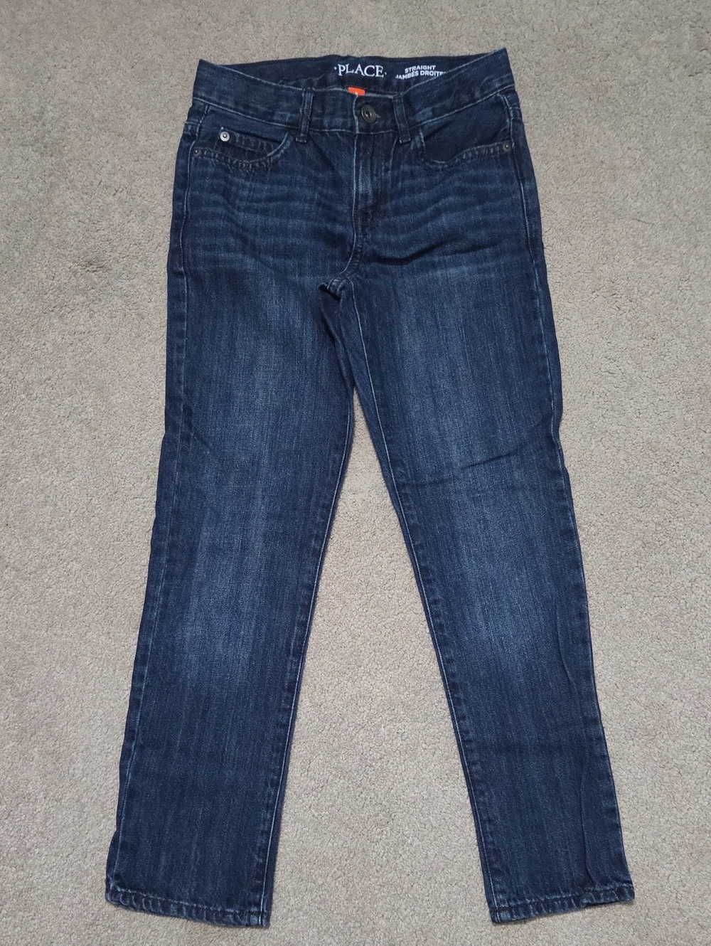 The Children's Place Dark Blue Straight Leg Jeans